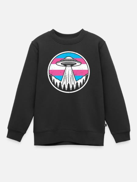 Alien - Kinder Premium Organic Sweatshirt - Schwarz