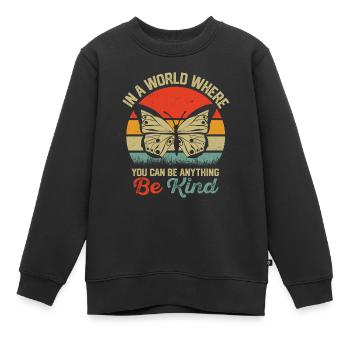 Autismus Awareness Day Autist Geschenk - Kinder Premium Organic Sweatshirt - Schwarz - Vorne - AI Model Kid Female (0cm)