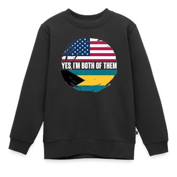 Bahamas Île des Caraïbes Cadeau d’été de l’Atlantique - Sweat Premium enfant bio - noir - Devant - AI Model Kid Female (0cm)