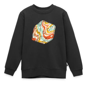 Jeu de société Jeux de société Jeux de nuit Jeux Cadeau - Sweat Premium enfant bio - noir - Devant - AI Model Kid Female (0cm)