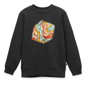 Brettspiel - Kinder Premium Organic Sweatshirt - Schwarz - Vorne - AI Model Kid Female (0cm)