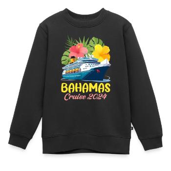 Bahamas Île des Caraïbes Cadeau d’été de l’Atlantique - Sweat Premium enfant bio - noir - Devant - AI Model Kid Female (0cm)
