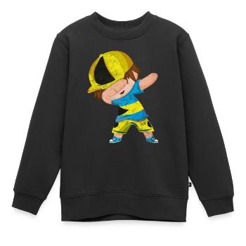 Bahamas - Sweat Premium enfant bio - noir - Devant - AI Model Kid Female (0cm)