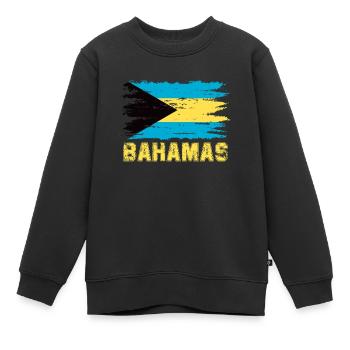 Bahamas Île des Caraïbes Cadeau d’été de l’Atlantique - Sweat Premium enfant bio - noir - Devant - AI Model Kid Female (0cm)