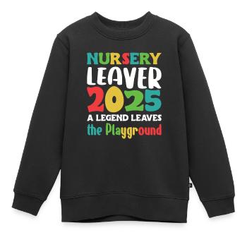 Inscriptions scolaires pour les sortants de la maternelle 2025 - Sweat Premium enfant bio - noir - Devant - AI Model Kid Female (0cm)