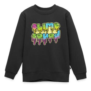 Slime Kid Love Slime Crafts Art Slime Squad - Kinder Premium Organic Sweatshirt - Schwarz - Vorne - AI Model Kid Female (0cm)