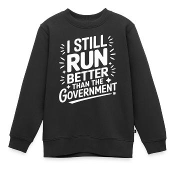 Amputation Behinderung - Kinder Premium Organic Sweatshirt - Schwarz - Vorne - AI Model Kid Female (0cm)