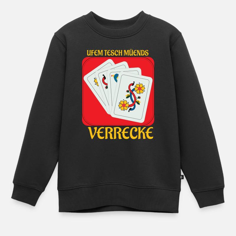 Jassen - Kinder Premium Organic Sweatshirt - Schwarz