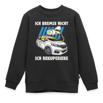 Cadeau de conduite de voiture électrique de voiture électrique pour la mobilité électrique - Sweat Premium enfant bio - noir - Devant - AI Model Kid Female (0cm)