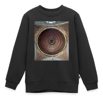 Ornament - Kinder Premium Organic Sweatshirt - Schwarz - Vorne - AI Model Kid Female (0cm)