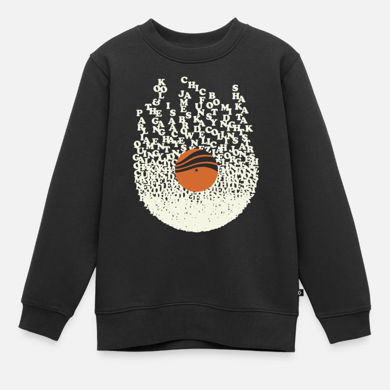 Funky Vinyl - Sweat Premium enfant bio - noir