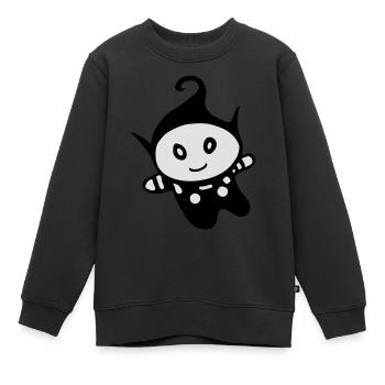 Bébé Lutin - Sweat Premium enfant bio - noir - Devant - AI Model Kid Female (0cm)