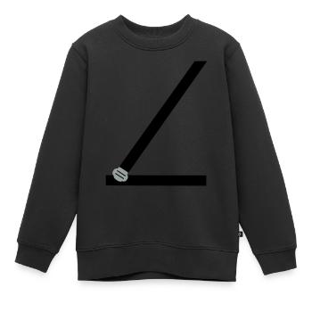 ceinture de sécurité - Sweat Premium enfant bio - noir - Devant - AI Model Kid Female (0cm)