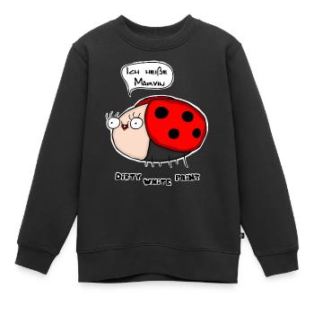 Ich heiße Marvin MP - Kinder Premium Organic Sweatshirt - Schwarz - Vorne - AI Model Kid Female (0cm)
