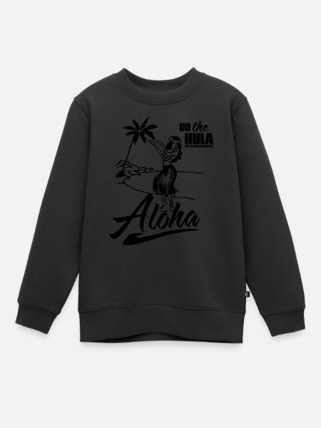 Aloha - Sweat Premium enfant bio - noir