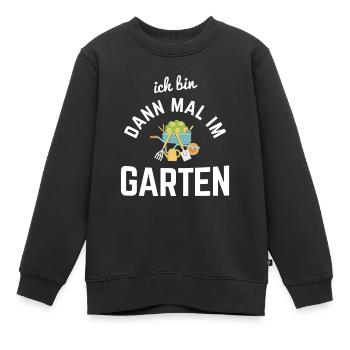 Garten Gartenbau - Kinder Premium Organic Sweatshirt - Schwarz - Vorne - AI Model Kid Female (0cm)