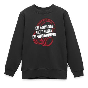 Informatik Informatiker Programmierer - Kinder Premium Organic Sweatshirt - Schwarz - Vorne - AI Model Kid Female (0cm)