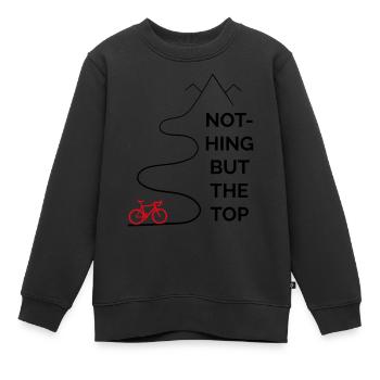 Roadbike - nothing but the top - Kinder Premium Organic Sweatshirt - Schwarz - Vorne - AI Model Kid Female (0cm)