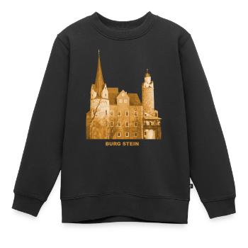 Hartenstein Burg Stein Zwickau Saxe Erzgebirge - Sweat Premium enfant bio - noir - Devant - AI Model Kid Female (0cm)