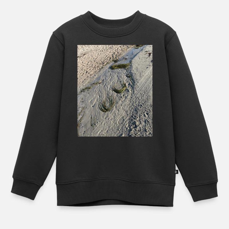 Nature algae - Kids Premium Organic Sweatshirt - black