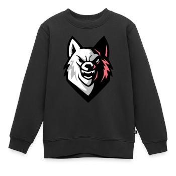 Lobod - Kinder Premium Organic Sweatshirt - Schwarz - Vorne - AI Model Kid Female (0cm)