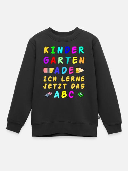 KINDERGARTEN ADE - Kinder Premium Organic Sweatshirt - Schwarz
