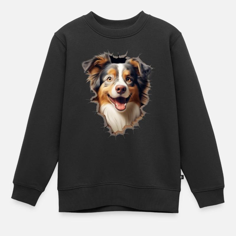 Propriétaire de berger australien - Parfait Aussie - Sweat Premium enfant bio - noir