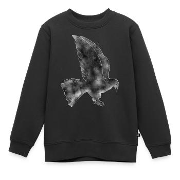 Colombe - Sweat Premium enfant bio - noir - Devant - AI Model Kid Female (0cm)