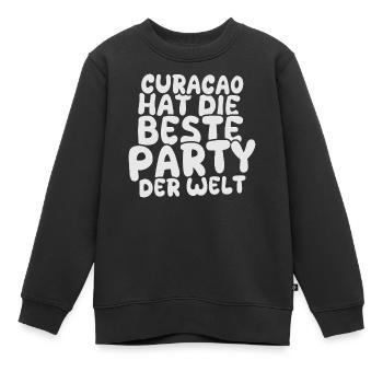 Feiern Curacao - Kinder Premium Organic Sweatshirt - Schwarz - Vorne - AI Model Kid Female (0cm)