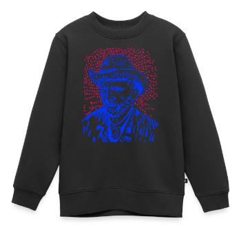 Vincent van Gogh - Kinder Premium Organic Sweatshirt - Schwarz - Vorne - AI Model Kid Female (0cm)