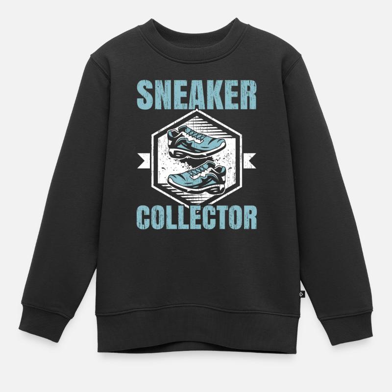 Sneaker Collector Shoe Collection Sneakerhead - Sweat Premium enfant bio - noir