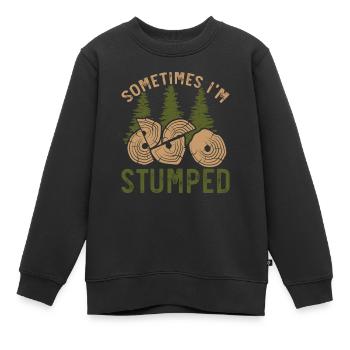Manchmal bin ich ratlos Arboriculture Arborist - Kinder Premium Organic Sweatshirt - Schwarz - Vorne - AI Model Kid Female (0cm)