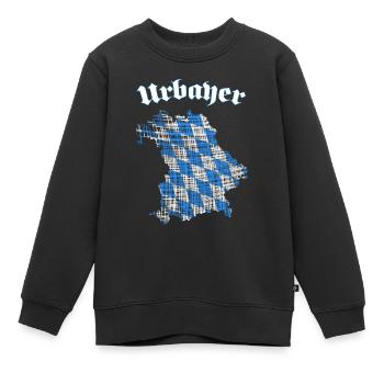 Bayern, bayrisches original, Urbayer, Minga - Kinder Premium Organic Sweatshirt - Schwarz - Vorne - AI Model Kid Female (0cm)