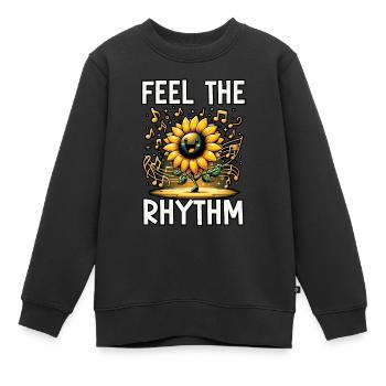 Paroles Mélomanes Auteurs-compositeurs Festival de musique - Sweat Premium enfant bio - noir - Devant - AI Model Kid Female (0cm)