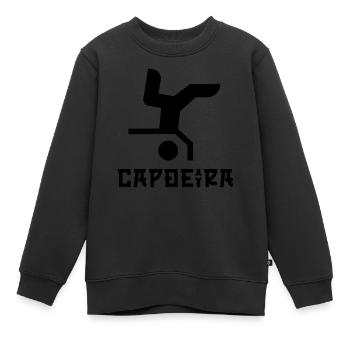 Capoeira - Kinder Premium Organic Sweatshirt - Schwarz - Vorne - AI Model Kid Female (0cm)