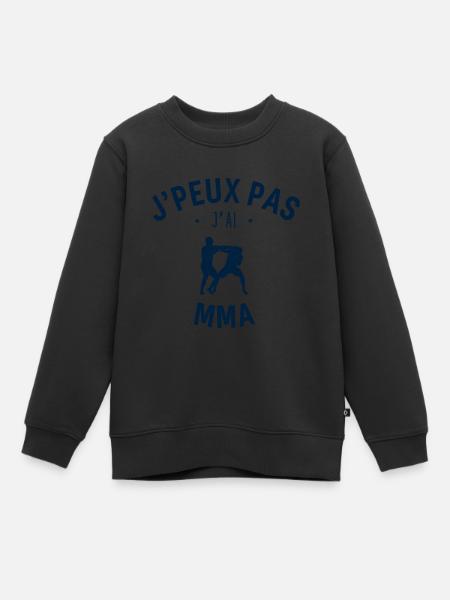 J peux pas j ai MMA - Sweat Premium enfant bio - noir