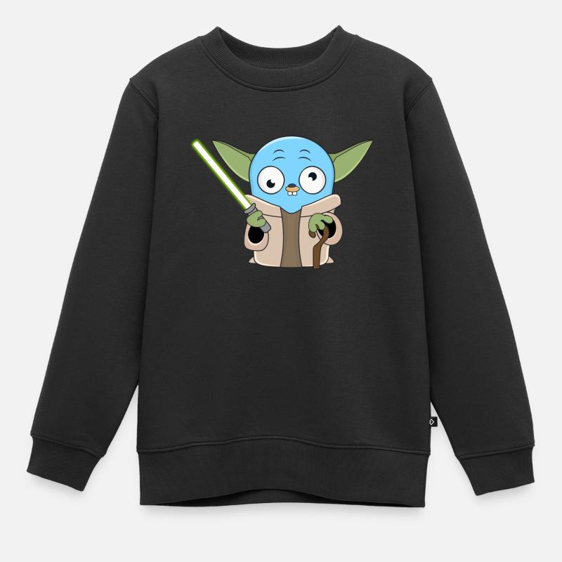 Gopher - Sweat Premium enfant bio - noir