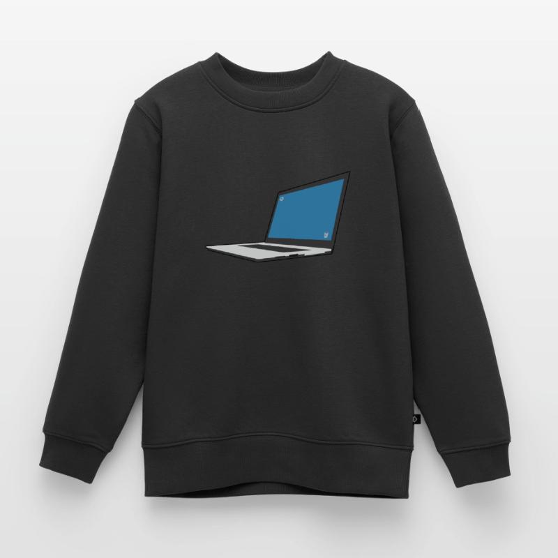 Laptop computer keyboard PC notebook gift idea Kids Premium Organic Sweatshirt