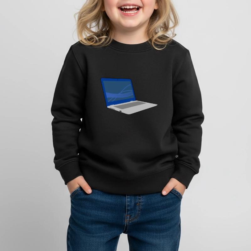 Laptop computer keyboard PC notebook gift idea Kids Premium Organic Sweatshirt