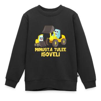 Je vais être un grand frère chargeur et un futur bébé cadeau. - Sweat Premium enfant bio - noir - Devant - AI Model Kid Female (0cm)