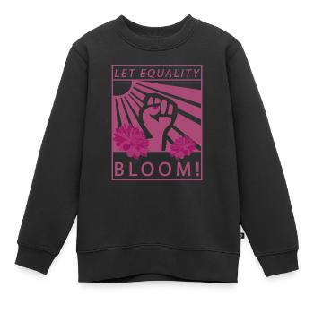 Equality Equality Feminist - Kids Premium Organic Sweatshirt - black - Front - AI Model Kid Female (0cm)