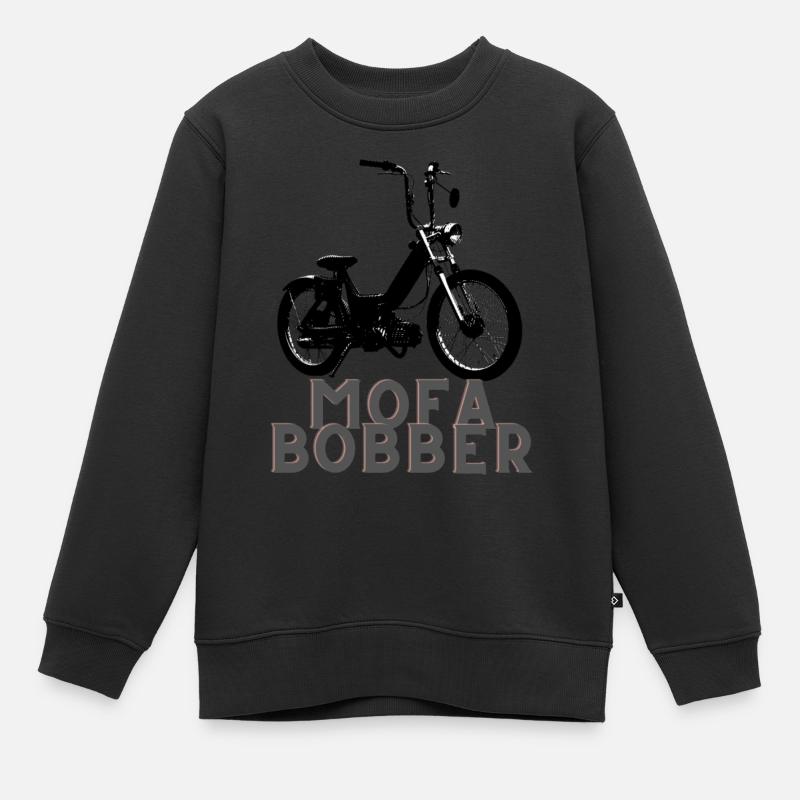 Mofabber / Cyclomoteur / Cyclomoteur - Sweat Premium enfant bio - noir