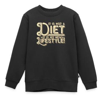 Magenbypass Und Gewichtsverlustchirurgie - Kinder Premium Organic Sweatshirt - Schwarz - Vorne - AI Model Kid Female (0cm)
