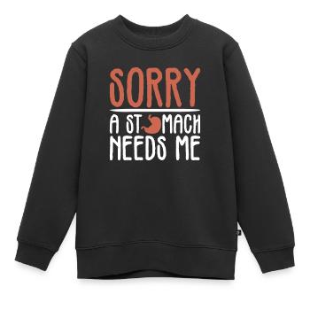 Magenchirurg Adipositaschirurgie - Kinder Premium Organic Sweatshirt - Schwarz - Vorne - AI Model Kid Female (0cm)