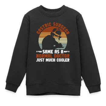 Magenchirurg Chirurg Magenbypass - Kinder Premium Organic Sweatshirt - Schwarz - Vorne - AI Model Kid Female (0cm)