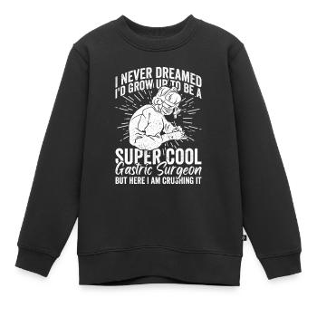 Magenchirurg Adipositaschirurgie Chirurg - Kinder Premium Organic Sweatshirt - Schwarz - Vorne - AI Model Kid Female (0cm)