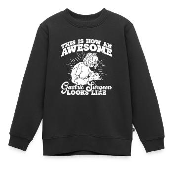Magenchirurg Und Adipositaschirurgie Chirurg - Kinder Premium Organic Sweatshirt - Schwarz - Vorne - AI Model Kid Female (0cm)