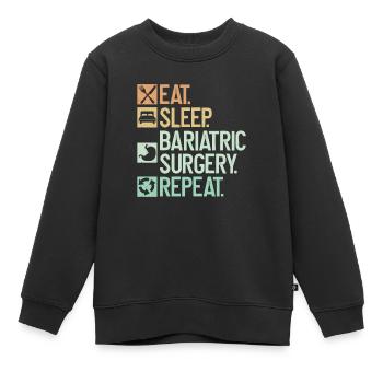 Magenchirurg - Kinder Premium Organic Sweatshirt - Schwarz - Vorne - AI Model Kid Female (0cm)
