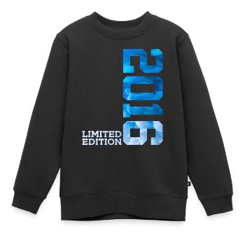 10E ÉDITION LIMITÉE DU 10E ANNIVERSAIRE 2016 - Sweat Premium enfant bio - noir - Devant - AI Model Kid Female (0cm)