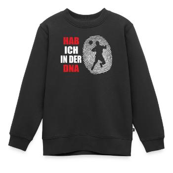 Fußballzubehör Geschenkidee Fußballfan - Kinder Premium Organic Sweatshirt - Schwarz - Vorne - AI Model Kid Female (0cm)